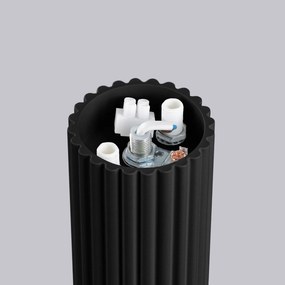 Stropné svietidlo Halo, 1x biele sklenené tienidlo, b