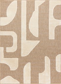 Dywany Łuszczów 140x190 cm Kusový koberec Spark 0696A beige/cream, béžová, chodba / predsieň