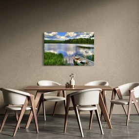 Obraz - Malebná dedina (90x60 cm)