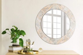 Okrúhle ozdobné zrkadlo Ošúchaný mozaik fi 50 cm