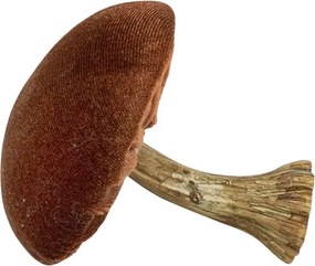 Zamatová dekorácia medená huba Mushroom - 10*10*10cm