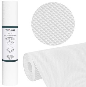 Protišmyková podložka LARGO biela 48x300 cm