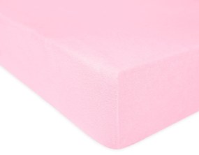 DETSKÉ FROTÉ PRESTIERADLO 005 70X140 CM SVETLORUŽOVÉ