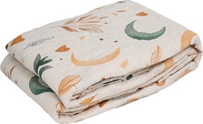 Prehoz na posteľ BOHO MOON, krémový Rozmer: 220 x 240 cm