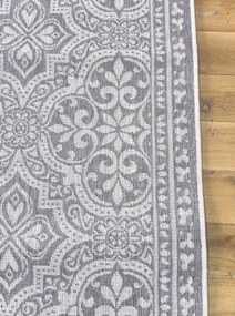 Obojstranný koberec Hanse Home Duet Rosel biely / sivý - Zľavnený kus - výrobná vada