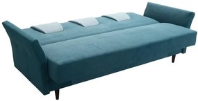 Sedacia súprava Boston 3+1+1, zelená (MIL 17015/17016, wenge)