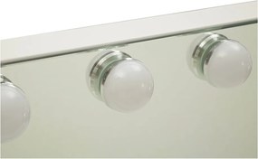 Nástenné zrkadlo s osvetlením/s poličkou 55x43 cm Hollywood – Mauro Ferretti