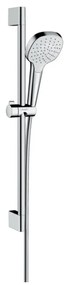 Hansgrohe Croma Select E - Sprchová sada 1jet so sprchovou tyčou 65 cm, biela/chróm 26584400