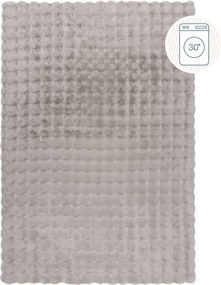 Flair Rugs, Kusový koberec Waffle Faux Fur Grey, 180x290, šedá, obývacia izba