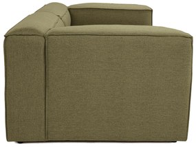 Dvojmiestna pohovka z ľanu LinoLuxe - khaki