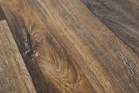 Beauflor, PVC podlaha - lino Toptex Cracked Oak 693D, na mieru, šíře 4m,5m, hnedá, filc, chodba / predsieň