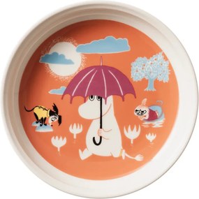 Set hrnčeka a taniera Moomin Under the Umbrella, darčekový box