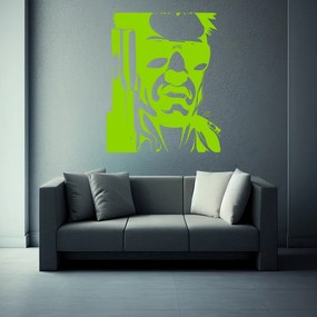 Veselá Stena Samolepka Terminátor Farba: zelená, Veľkosť: 60 x 73 cm