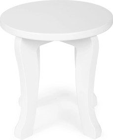 Detská drevená toaletka pre dievčatá s veľkým zrkadlom, zásuvkou a doplnkami ECOTOYS