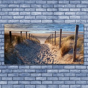 Obraz na akrylátovom skle Chodník more príroda 120x60 cm