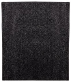 Vopi koberce Kusový koberec Eton čierny 78 štvorec - 180x180 cm