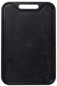 Doska na krájanie obdĺžniková čierna L