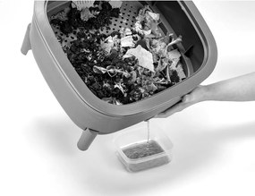 Sivý kompostér 30 l Urbalive – Plastia