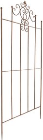 Mriežka na popínavé rastliny Paula - 180 x 85,5 cm - Hnedá antik