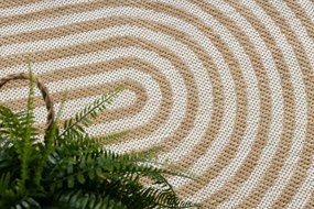 Koberec ORGANIC 2131 geometrický, krémový / naturálny