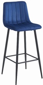 Barová stolička POZZA - modrá