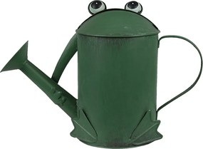 Zelená dekoratívna kanva v tvare žabky - 37*15*25 cm
