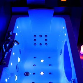 BPS-koupelny Hydromasážna vaňa HYD-IR933A-WH 150x84 BIELA s ohrevom vody
