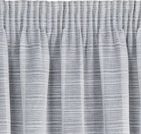 ZÁCLONA ARIA NA PÁSKE 140X300 CM SIVÁ