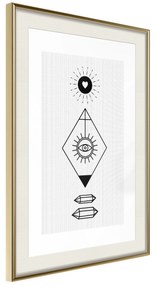 Artgeist Plagát - Symbols [Poster] Veľkosť: 30x45, Verzia: Čierny rám