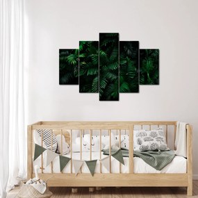 Obraz - Tropické papradie (150x105 cm)