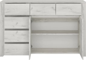 Sconto Komoda ANGEL 42 dub craft biely