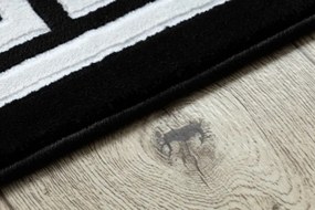 Koberec GLOSS 6776 85 Greek - čierny, slonia kosť