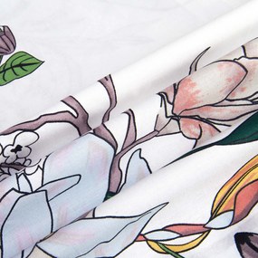 RENFORCÉ OBLIEČKY SALOM EXCLUSIVE 200X220 CM, 2KS 70X80 CM KVETY