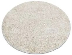 styldomova Bielo-krémový koberec shaggy narin P901 kruh