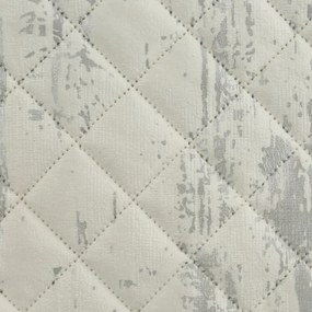 Dekorstudio Zamatový prehoz na posteľ BLINK 3 v bielej farbe Rozmer prehozu (šírka x dĺžka): 170x210cm