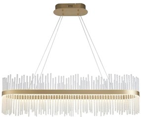 Endon 104082 - Stmievateľný LED luster na lanku ADRIEL LED/47W/230V 3000K zlatý