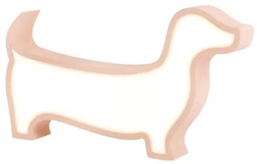LED detská stolová lampa DOG LED/12W/230V ružová