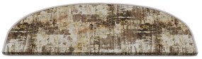 Béžové nášľapy na schody v súprave 16 ks 20x65 cm Abstract – Vitaus