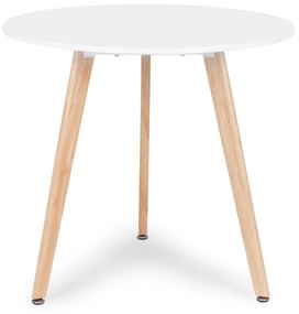 Moderný drevený stôl do obývačky, 80 cm