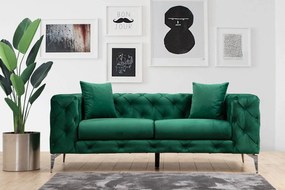 Dizajnová sedačka Rococo 197 cm zelená