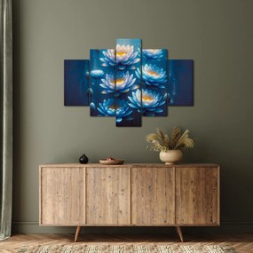 Obraz - Lekná pod hladinou (150x105 cm)