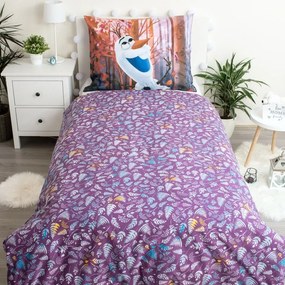 Jerry Fabrics Bavlnené obliečky 140x200+70x90 cm - Frozen 2 "Sister Purple"