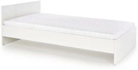 HALMAR Drevená posteľ Lima 90x200 jednolôžková biela