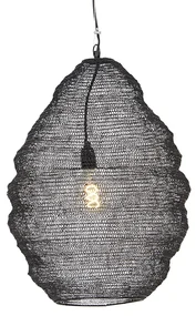 Orientálne závesné svietidlo čierne 45 cm - Nidum L