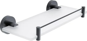 Nimco Polica s ohrádkou, 30 cm UNIX ČIERNA - UNC 13091BX-30-90