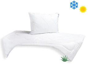 Brotex Prikrývka celoročná Aloe vera  140x200cm  850 g + vankúš 70x90cm