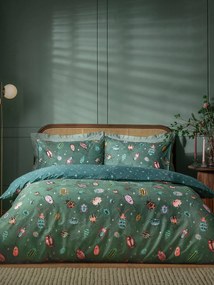 Obojstranná obliečka na paplón a obliečky na vankúše, 3 ks