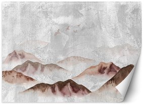 Gario Fototapeta Vtáky nad horami Materiál: Vliesová, Rozmery: 450 x 315 cm