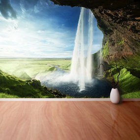 Fototapeta Vliesová Islandský vodopád 104x70 cm