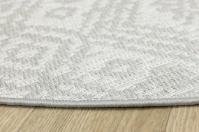 Koberec Haga 04196A krémový / sivý kruh